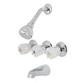 Comfortcorrect F3010505CP-ACA1 Three Handle Tub &amp; Shower Faucet in Chrome CO2513133